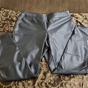 Pleather Black Pants 18/20 Cato